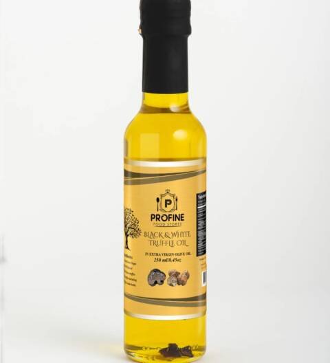 Black Truffle & White Truffle Oil 250ml Bottle - Large Size
