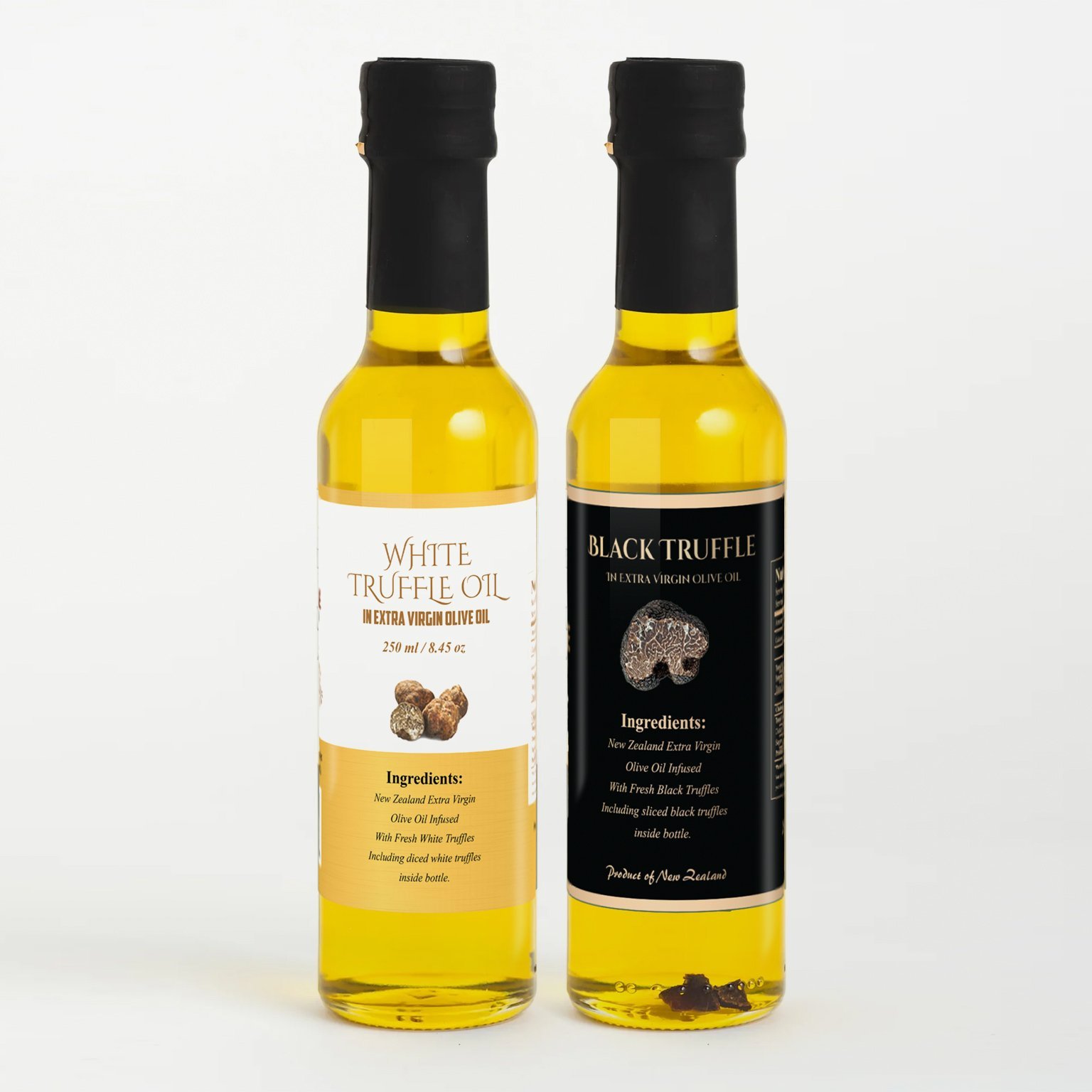 Merry Truffles Bundle as Black Truffle Oil 250 cc - White Truffle Oil 250 cc , Black Truffle Oil 100 cc , White Truffle Oil 100 cc , Black Truffle Slice 100 gr - Image 6